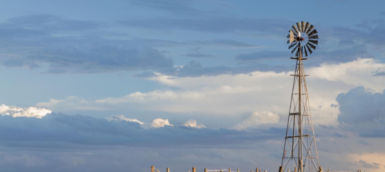 windmill on the plains