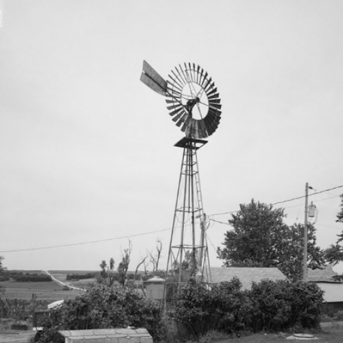 GENERAL VIEW OF ELI WINDMILL ON STEEL TOWER AT GEORGE STUCKENOLZ FARM ABOUT 6 MILES ...